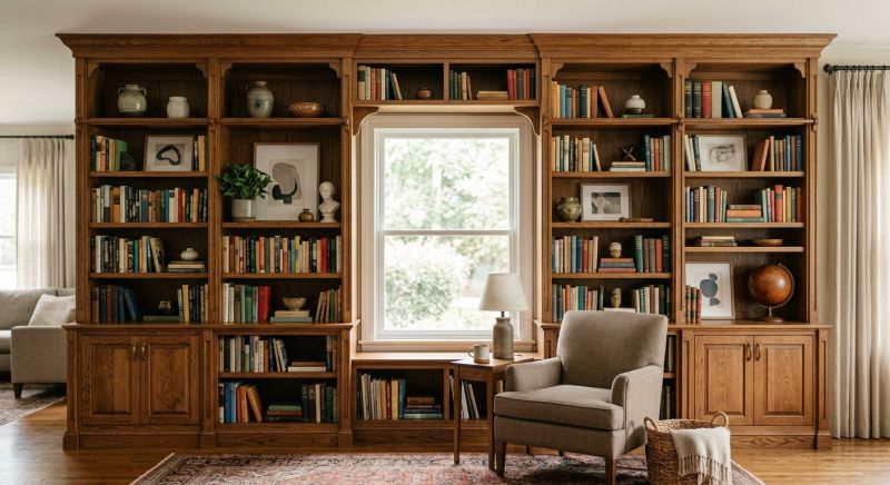 Bookshelves Installation in Frederick, MD