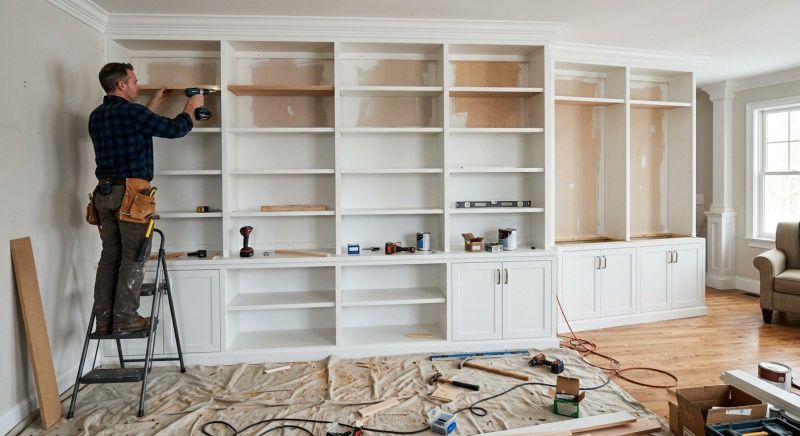 Built In Shelving Service in Woodbridge, VA