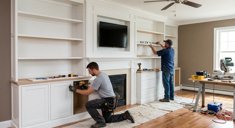 Built In Storage Installation in Frederick, MD